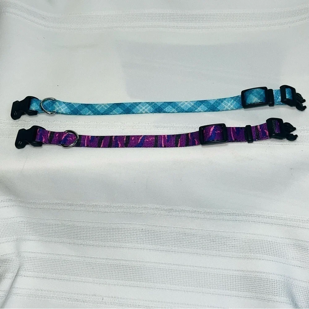 Dog Collars Adjustable Master Paws TWO EUC Sz S $5 ADD‎ ON with $15+ Bundle